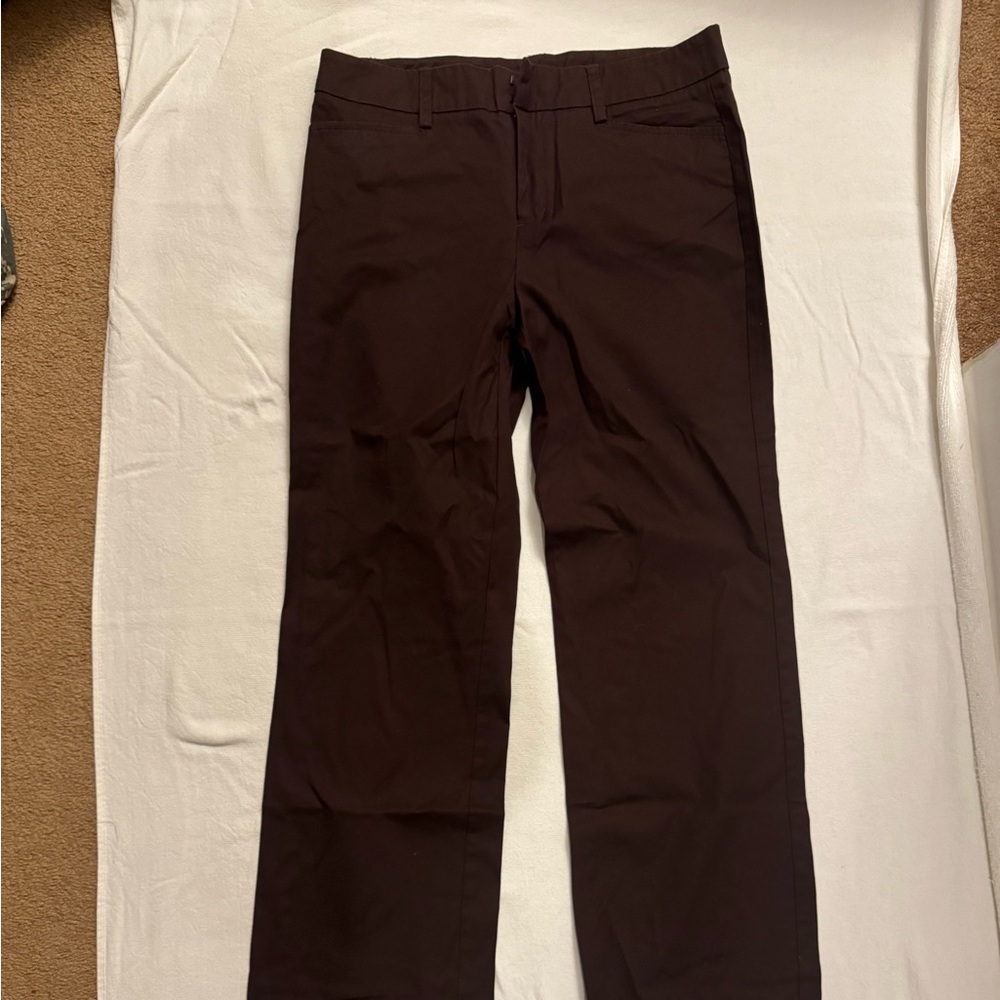 Sharagano Men's Dark Brown Chinos